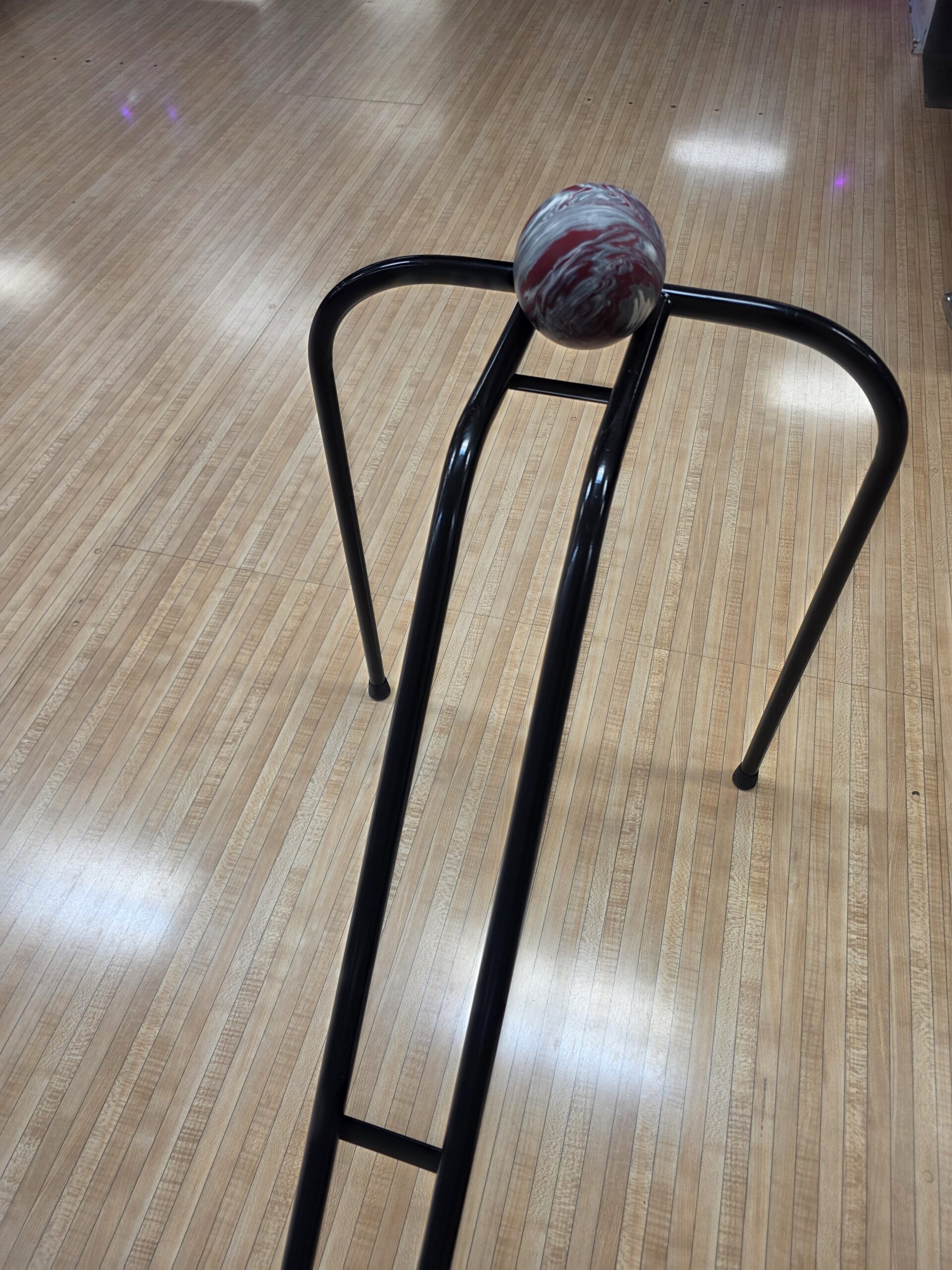 Bowling ramp at Hopedale Bowl